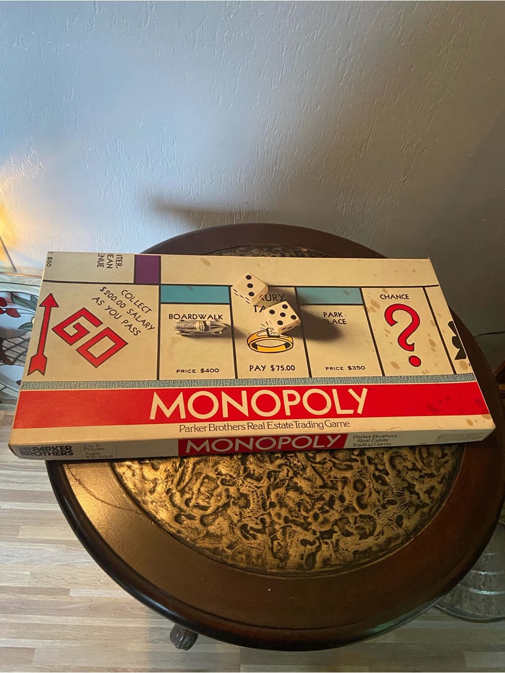 Source Unknown Monopoly Board Game - Red, White, Black